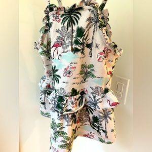 Girls Janie and Jack floral top. 8T